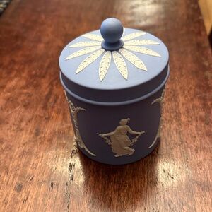 Wedgwood Pale Lavender Jasperware Covered Jar